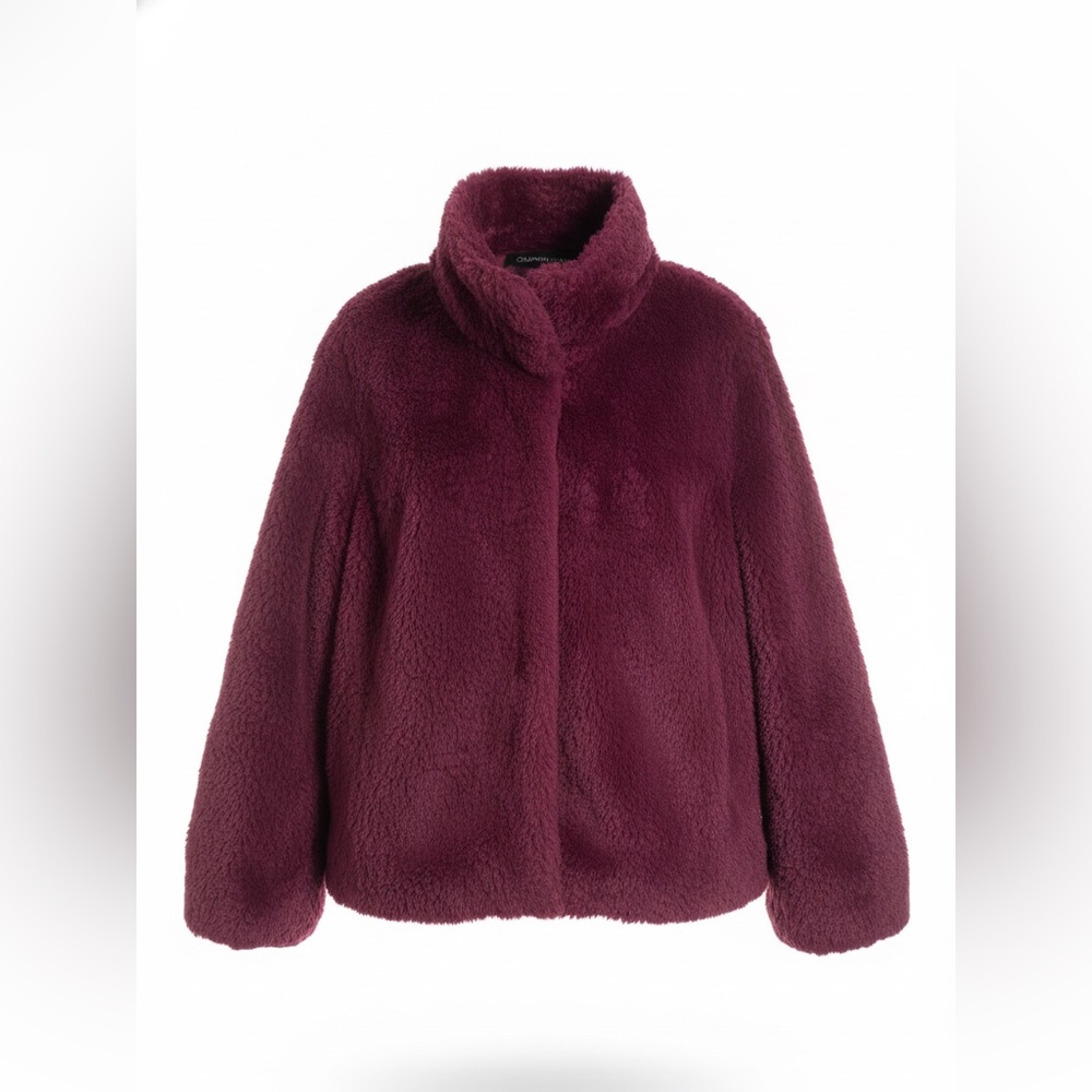 Colleen Lopez Deep Red Teddy Jacket